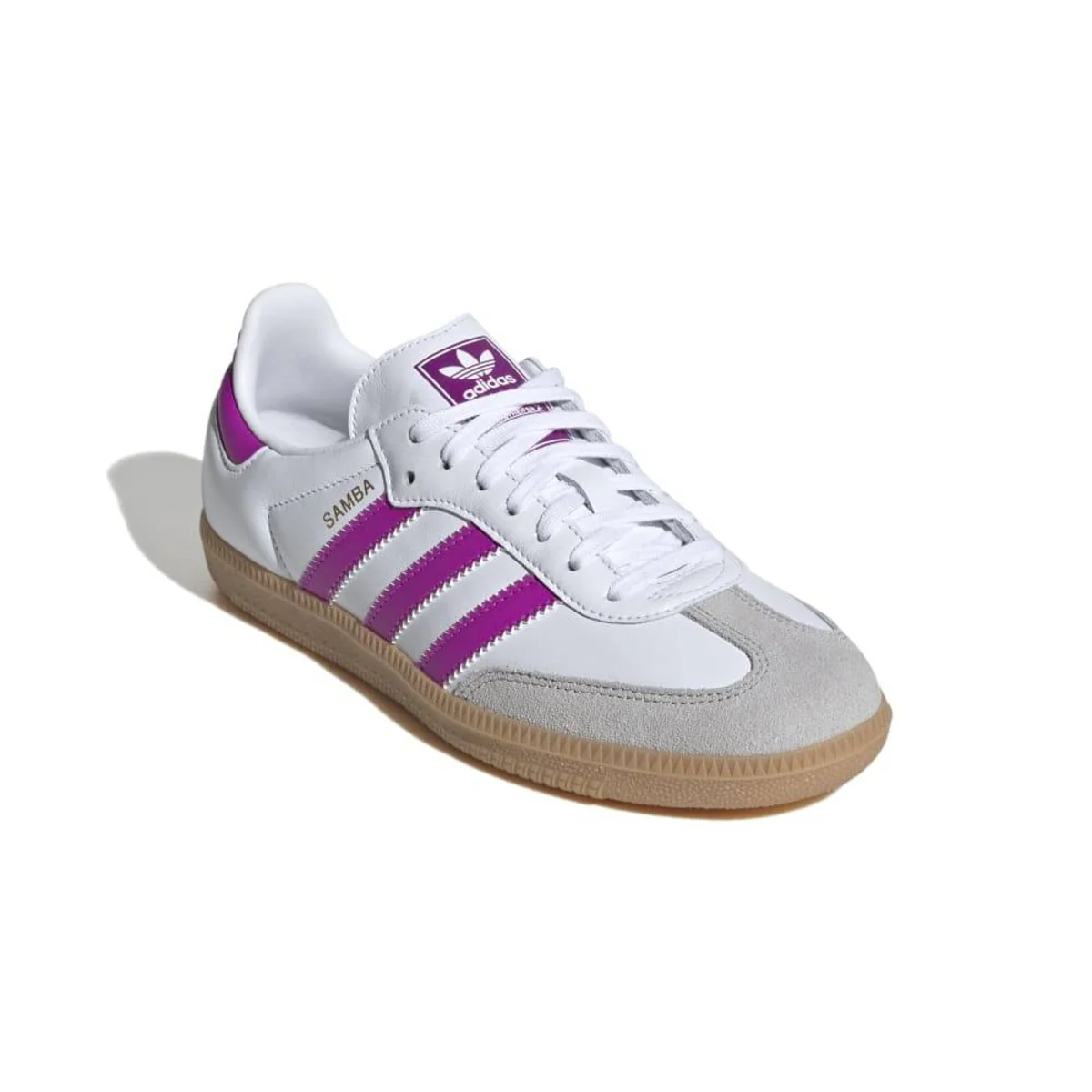 Adidas Samba OG Footwear White Purple (GS) - Image 3
