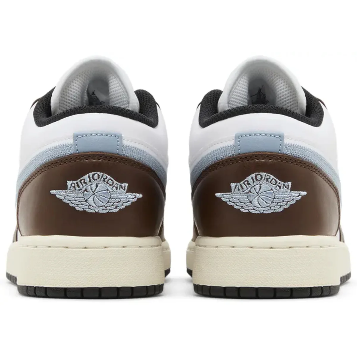 Air Jordan 1 Low Brown White Blue (GS) - Image 4