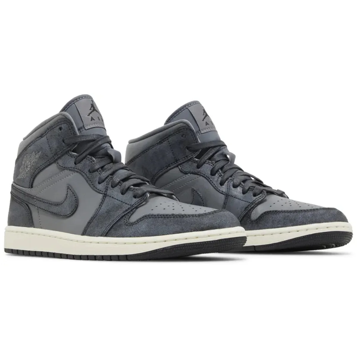 Air Jordan 1 Mid Distressed Smoke Grey (W) - Image 3