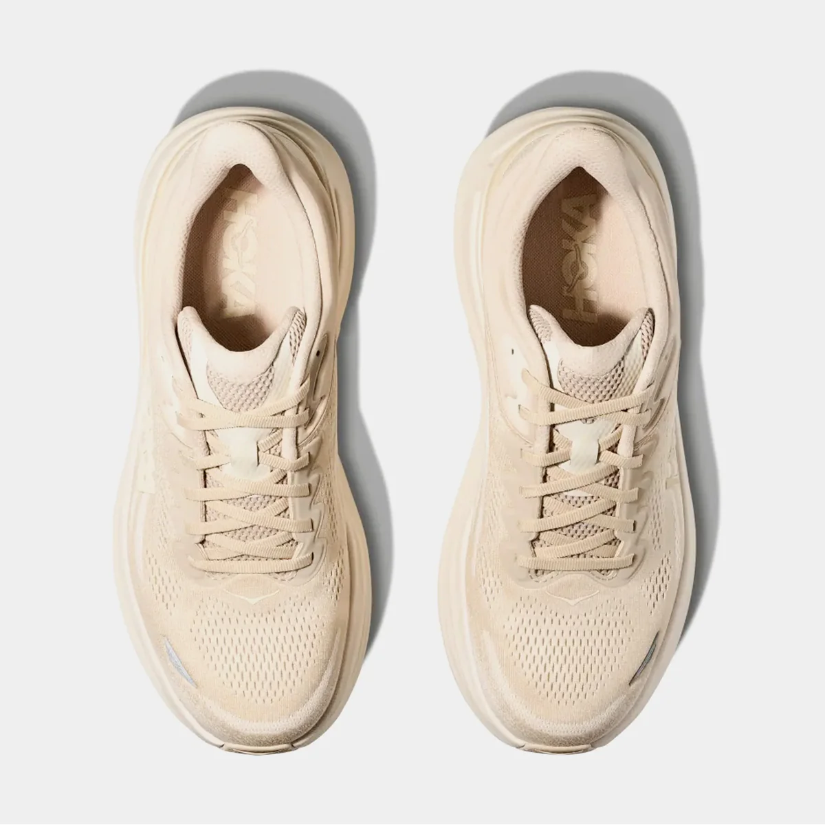Hoka One One Bondi 9 Oatmeal Oat Milk - Image 3