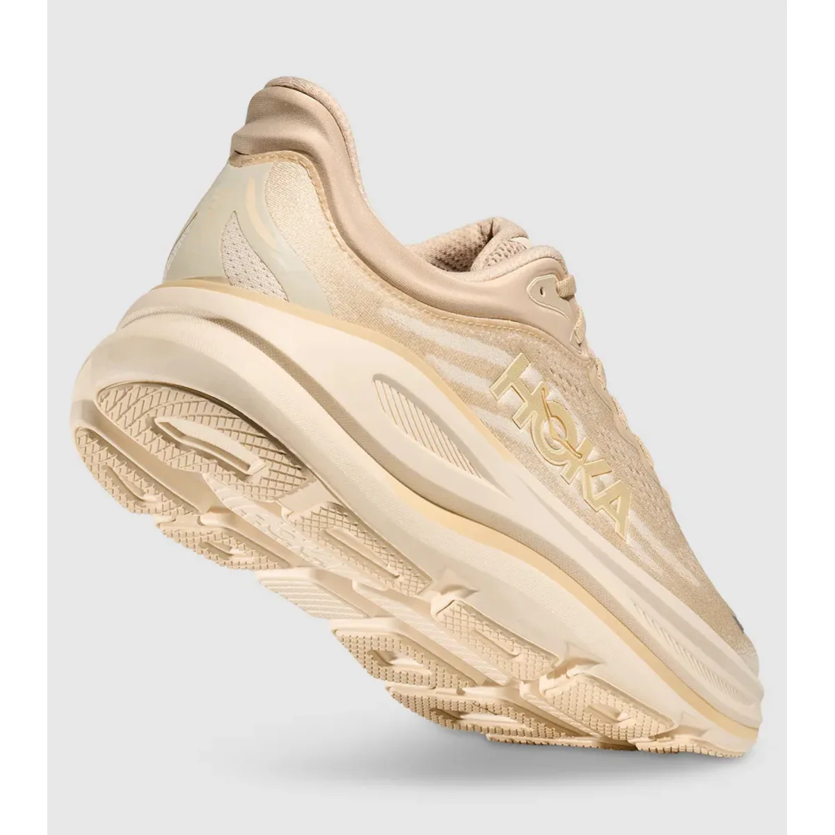 Hoka One One Bondi 9 Oatmeal Oat Milk - Image 5