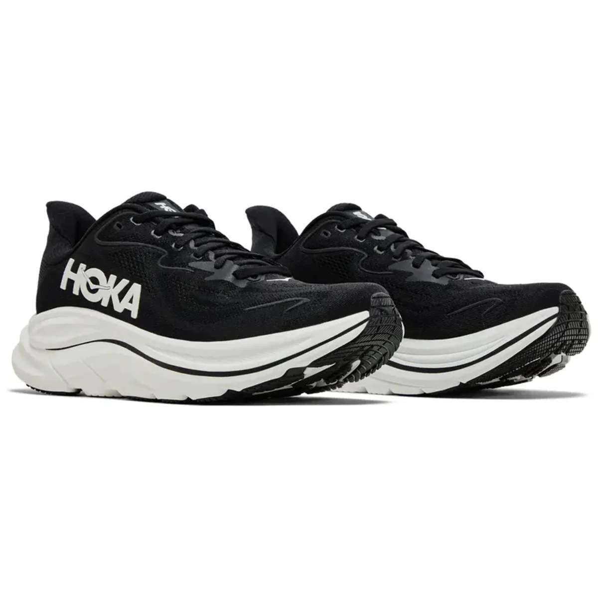 Hoka One One Clifton 10 Black White - Image 3