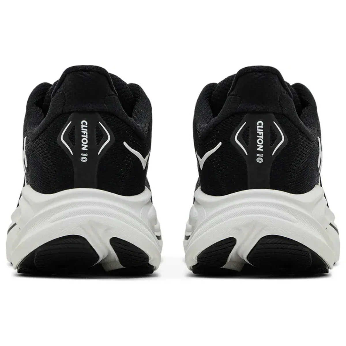 Hoka One One Clifton 10 Black White - Image 4