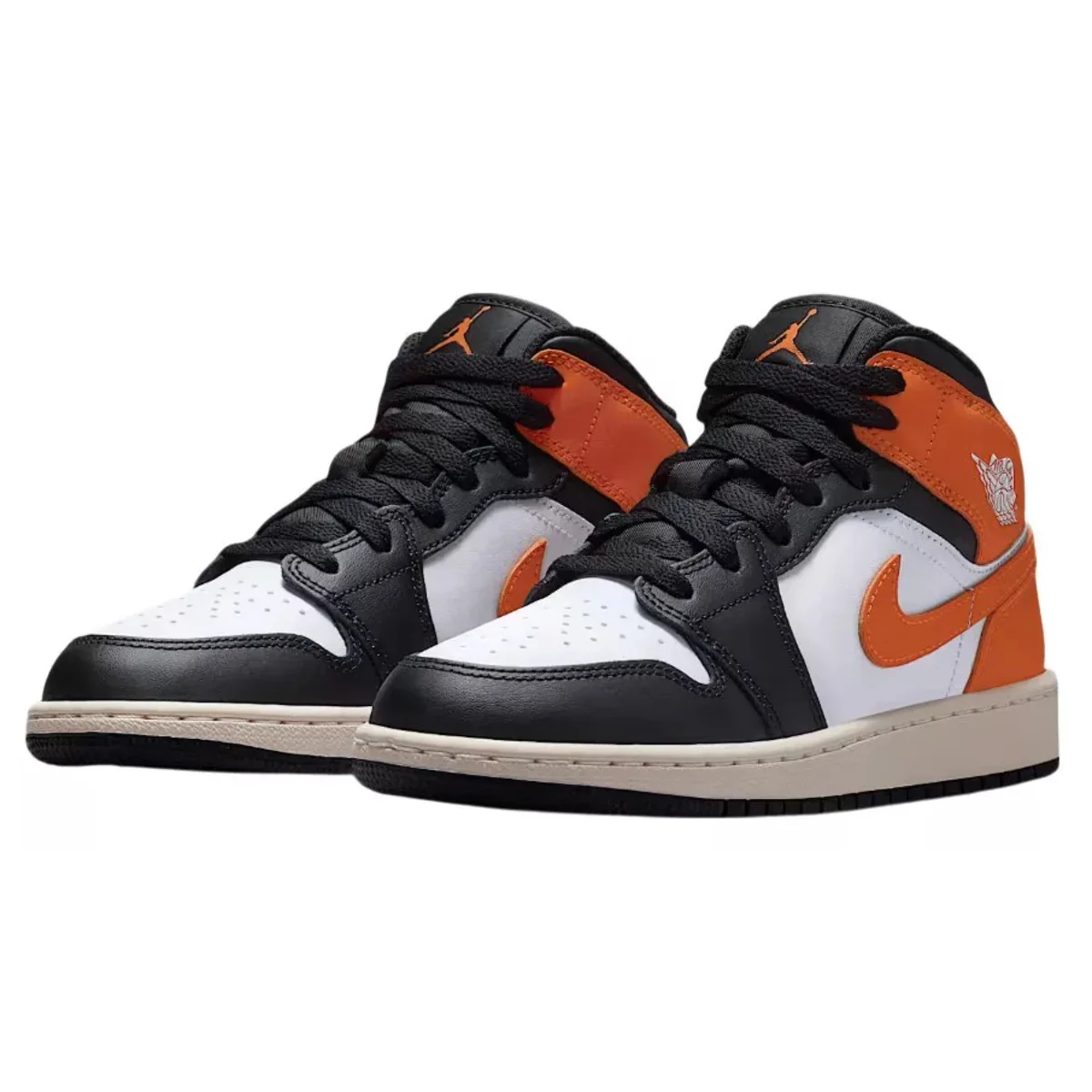 Jordan 1 Mid Black Toe Starfish (GS) - Image 3