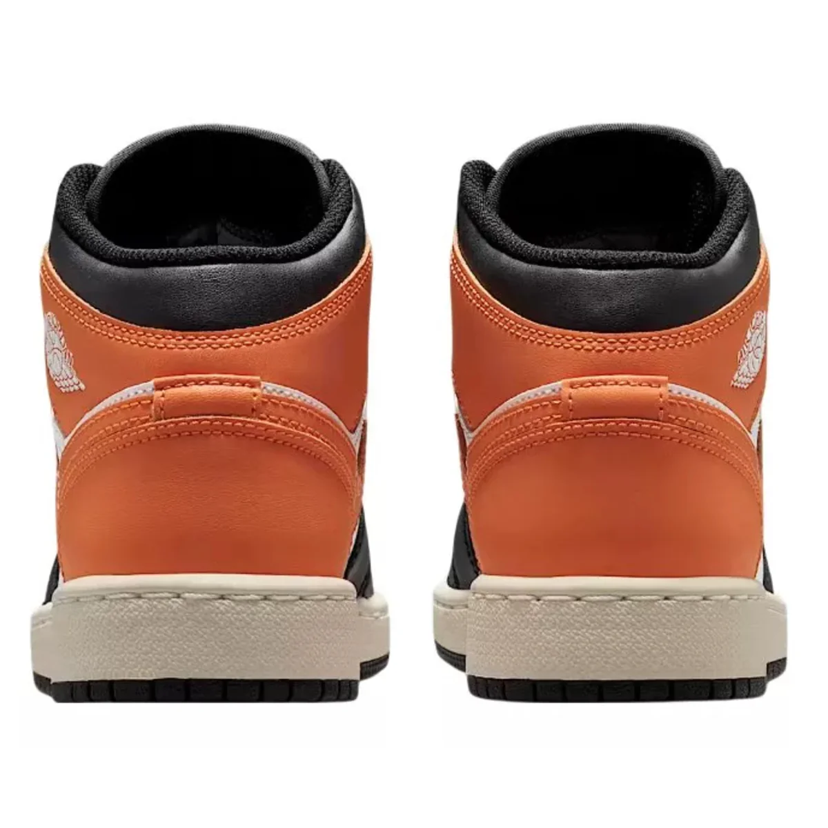 Jordan 1 Mid Black Toe Starfish (GS) - Image 4