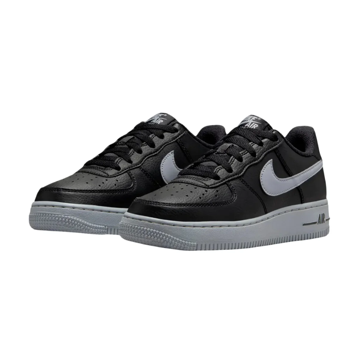 Nike Air Force 1 Low Black Wolf Grey (GS) - Image 3