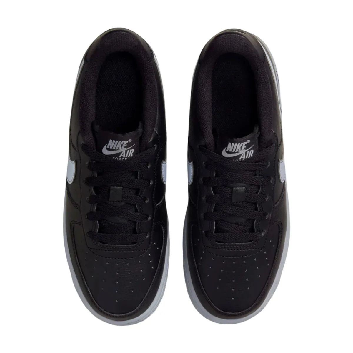 Nike Air Force 1 Low Black Wolf Grey (GS) - Image 4