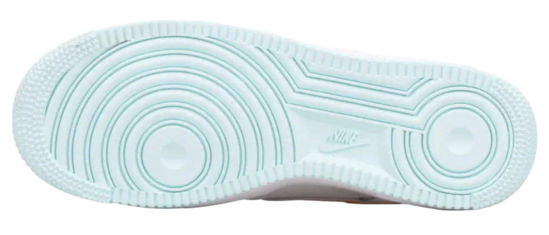 Nike Air Force 1 Low LV8 White Glacier Blue Multi-Color (GS) - Image 5