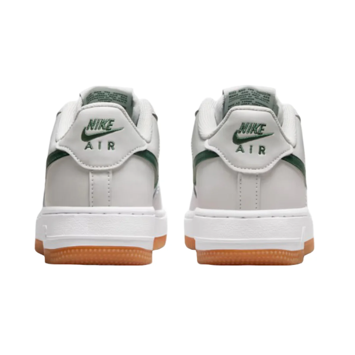 Nike Air Force 1 Low Photon Dust Fir Gum Medium Brown White (GS) - Image 4