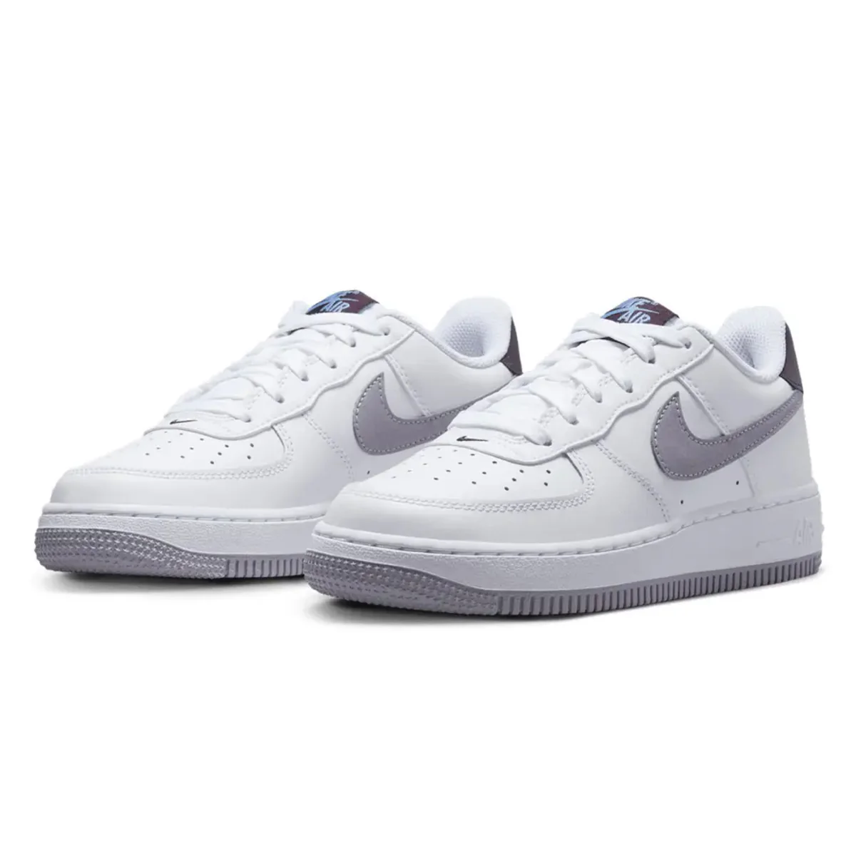 Nike Air Force 1 Low White Cement Grey (GS) - Image 3