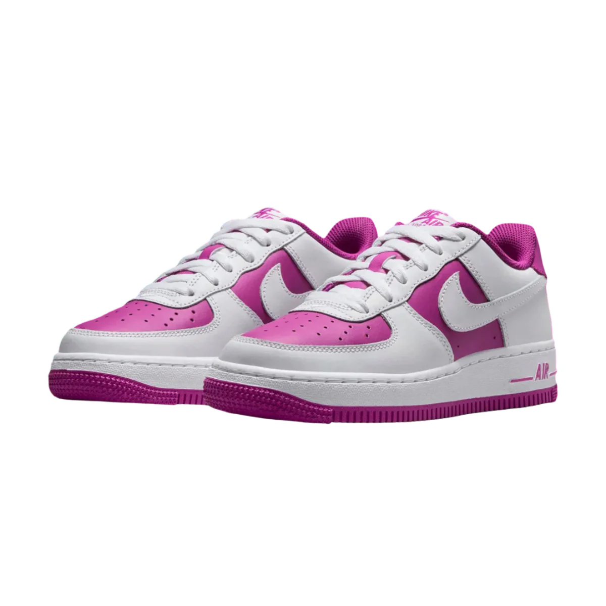 Nike Air Force 1 Low White Hot Fuchsia (GS) - Image 3