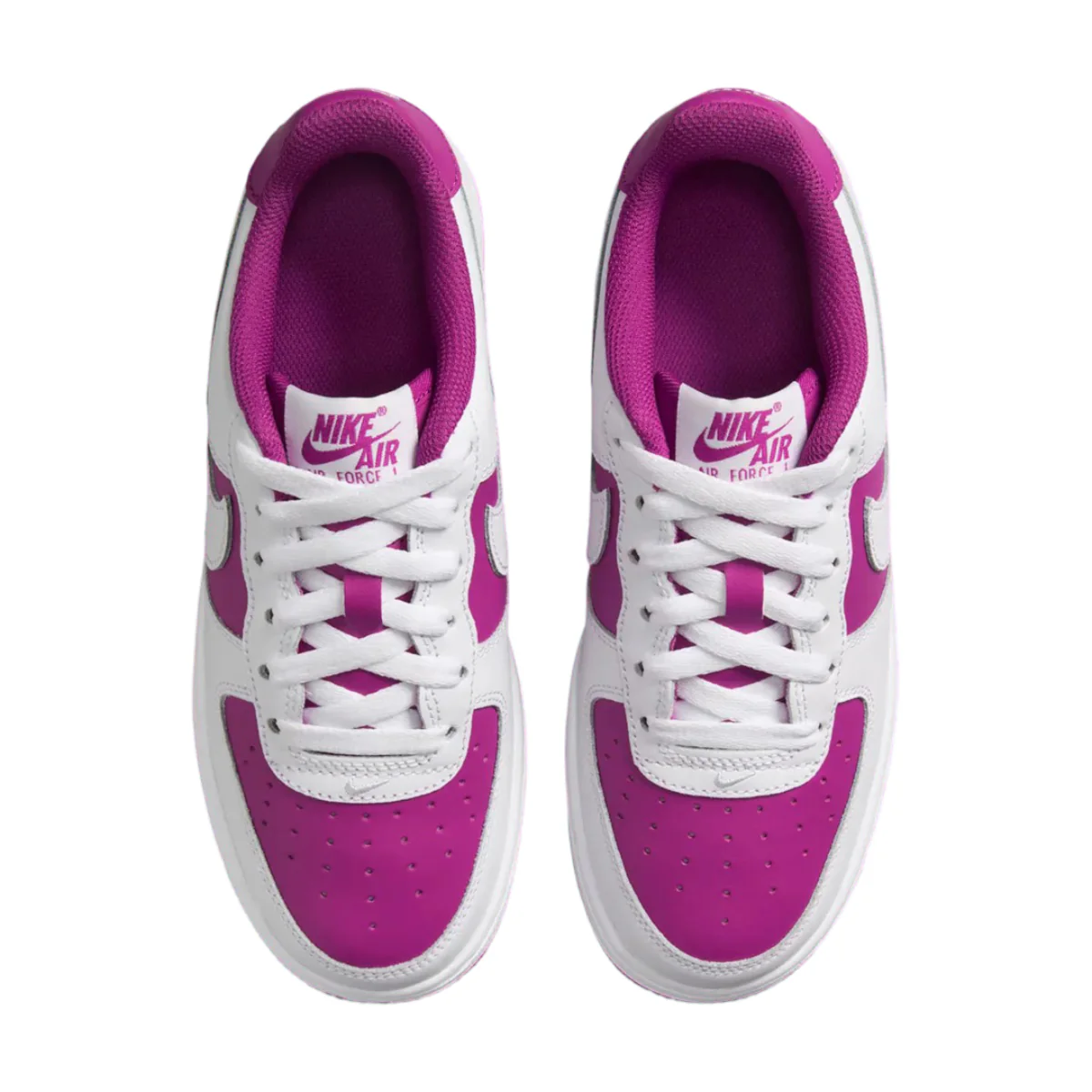 Nike Air Force 1 Low White Hot Fuchsia (GS) - Image 4