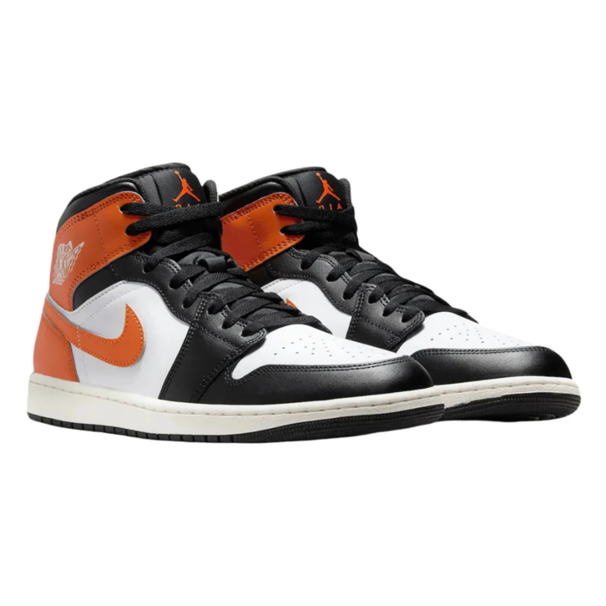 Nike Air Jordan 1 Mid Black Toe Starfish - Image 3