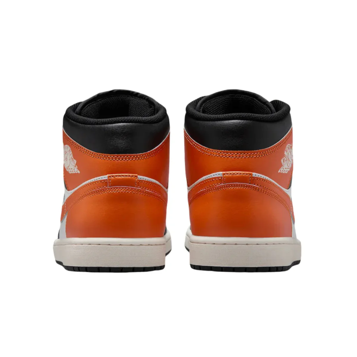 Nike Air Jordan 1 Mid Black Toe Starfish - Image 4