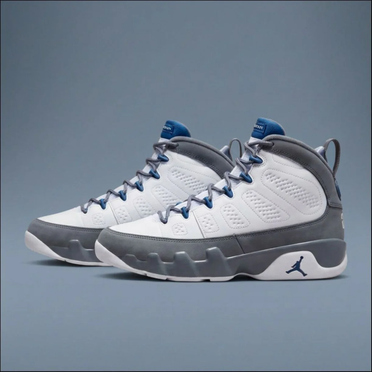 Nike Air Jordan 9 Retro Flint Grey French Blue (2026) (GS) - Image 4