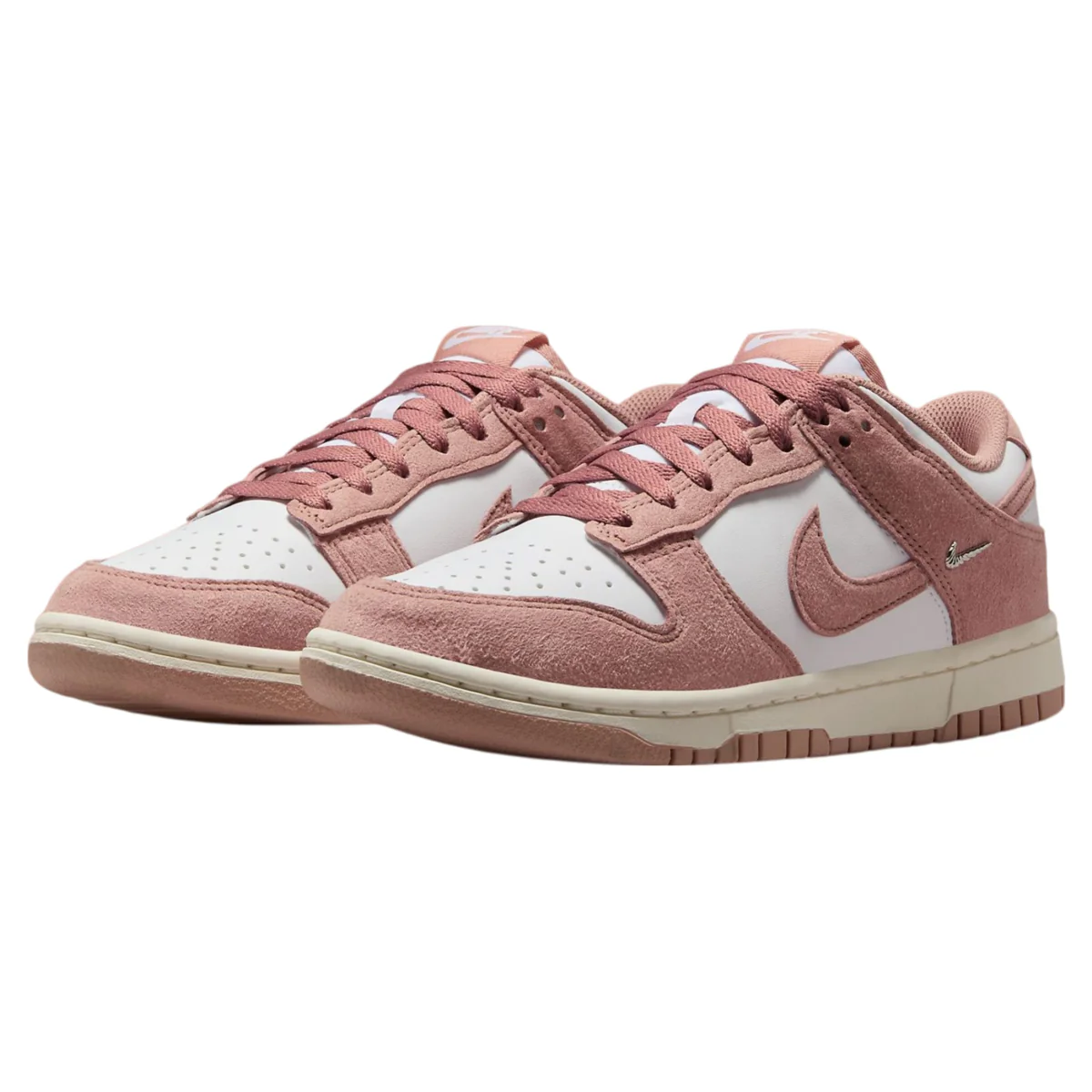 Nike Dunk Low Rose Whisper Gold Mini Swoosh (W) - Image 3