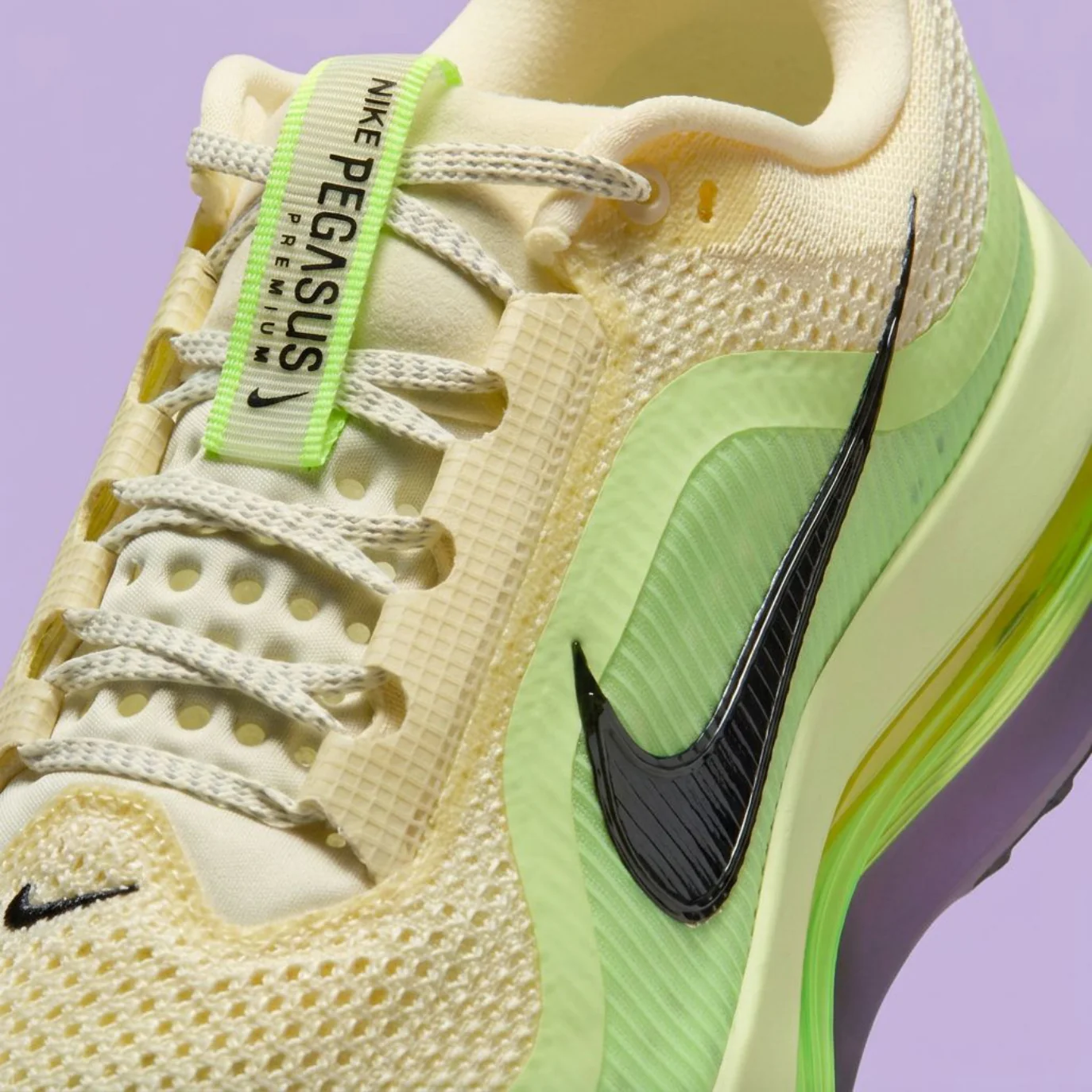 Nike Pegasus Premium Alabaster Volt - Image 3